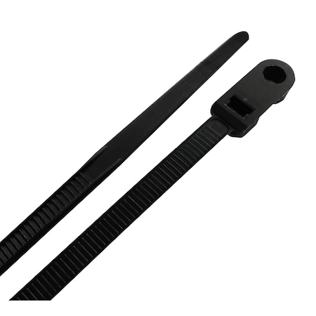 CABLETIE W/MNT 8 In.50#BLK